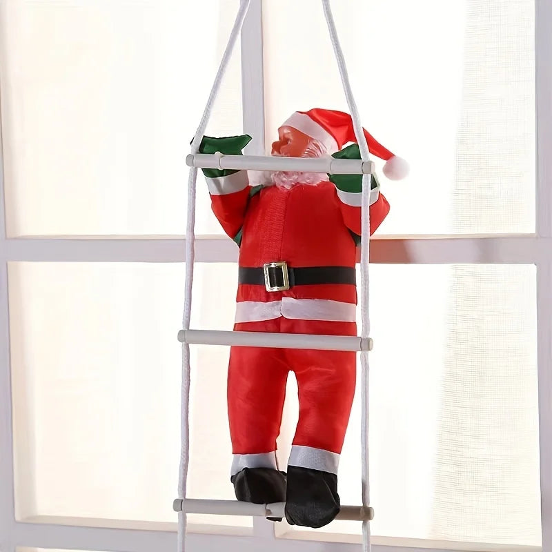 Santa Claus on Ladder
