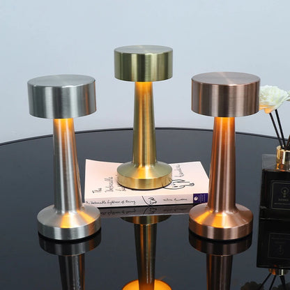 Metal Rechargeable Touch Lamp