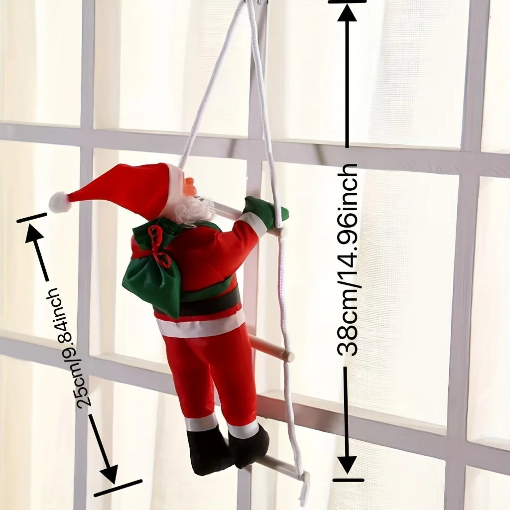 Santa Claus on Ladder
