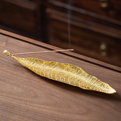 Leaf-Shaped Incense Holder