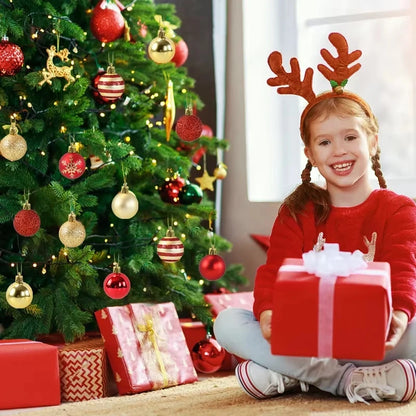 50Pcs Christmas Tree Balls Ornament Set