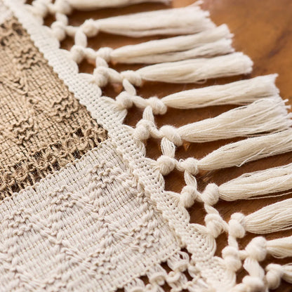 Boho Macrame Table Runner