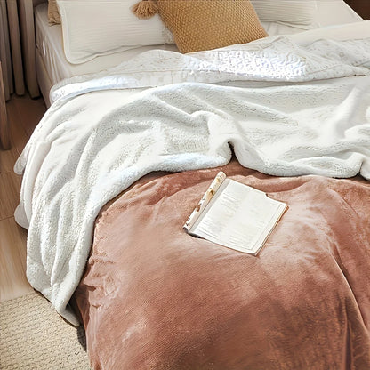 Sherpa Fleece Bed Blanket