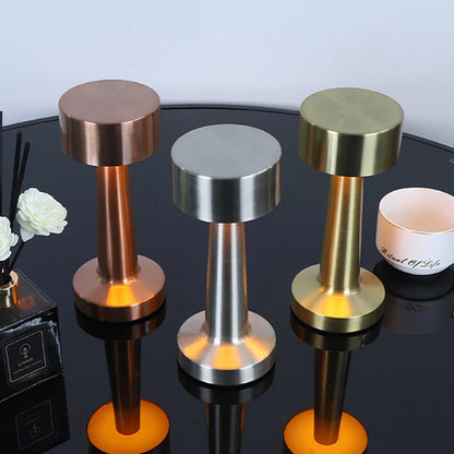 Metal Rechargeable Touch Lamp