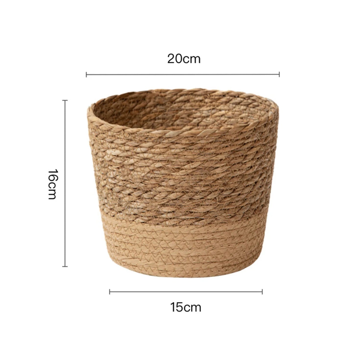 Natural Seaweed Woven Flowerpot