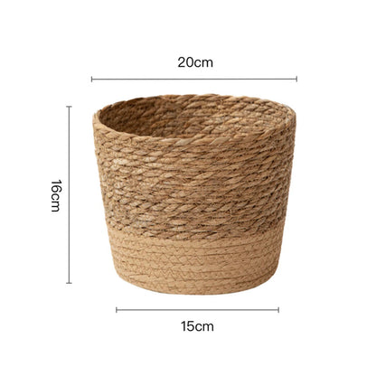 Natural Seaweed Woven Flowerpot