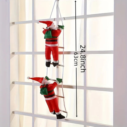 Santa Claus on Ladder