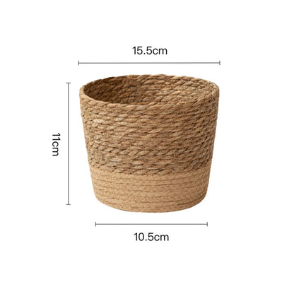 Natural Seaweed Woven Flowerpot