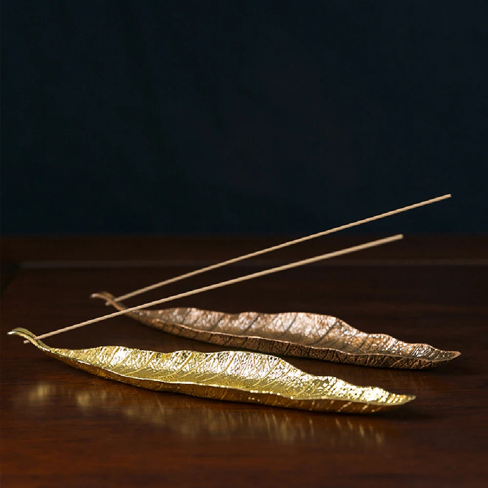 Leaf-Shaped Incense Holder