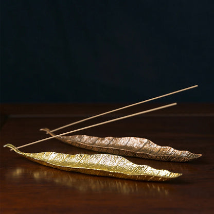 Leaf-Shaped Incense Holder