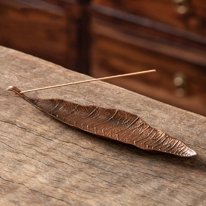Leaf-Shaped Incense Holder
