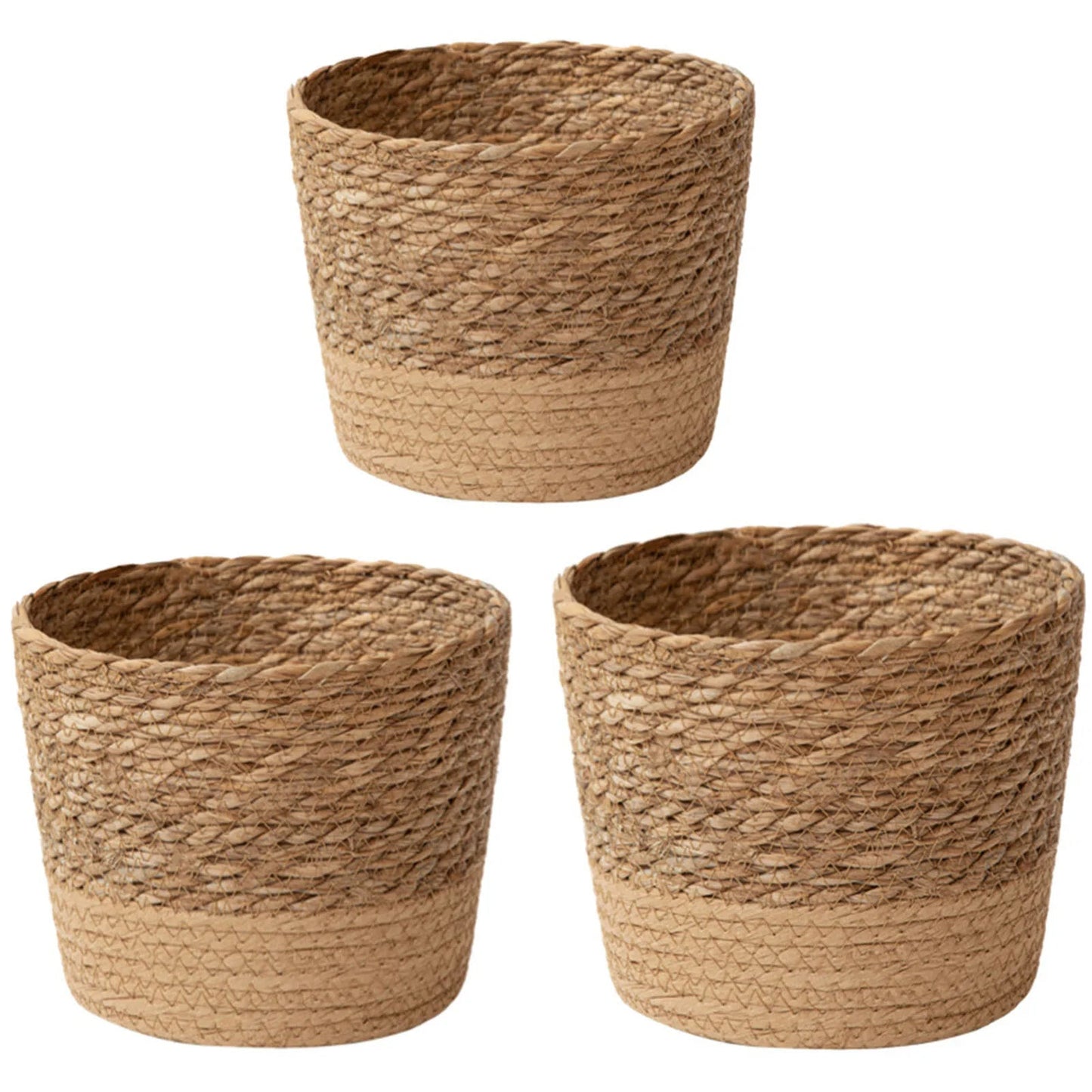 Natural Seaweed Woven Flowerpot