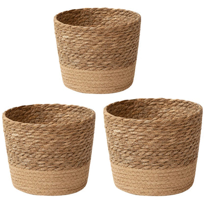 Natural Seaweed Woven Flowerpot