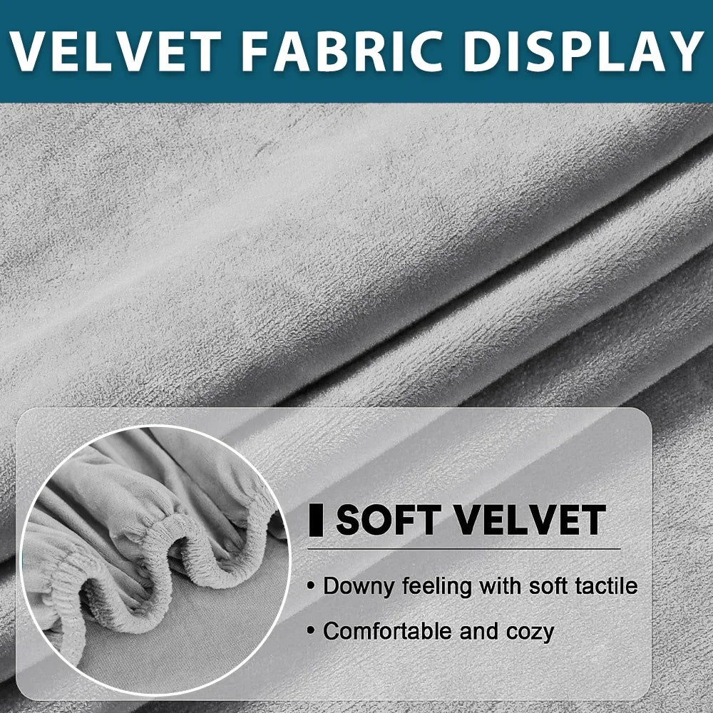 Velvet Sofa Cushion Covers