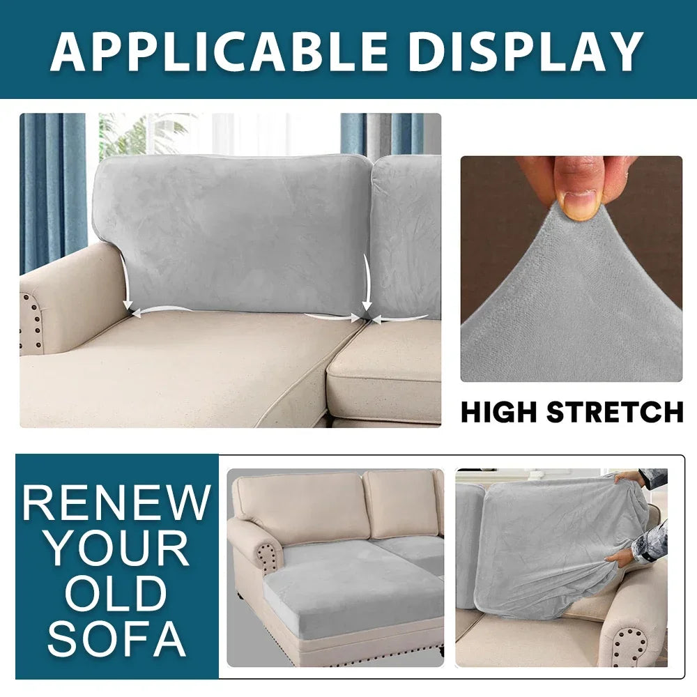 Velvet Sofa Cushion Covers